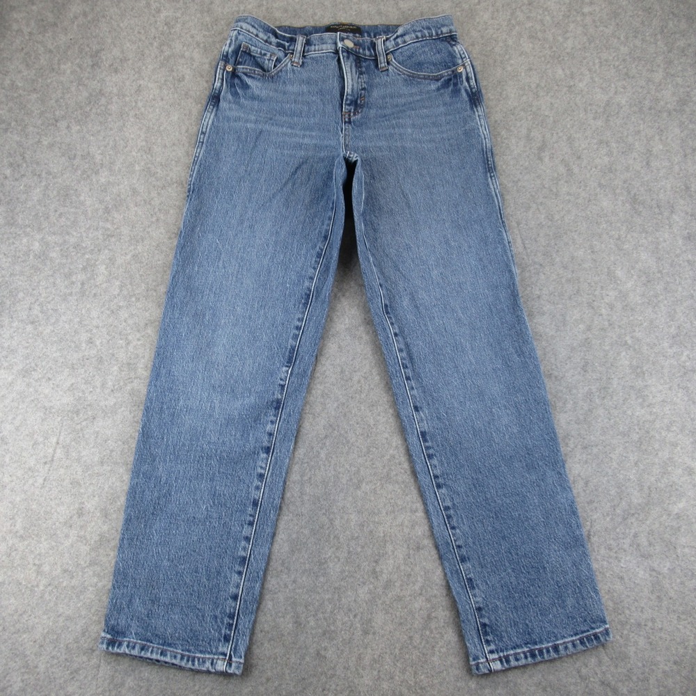 Banana Republic Slouch Jean Womens 26/2 Medium Wash High Rise Straight Leg Blue‎